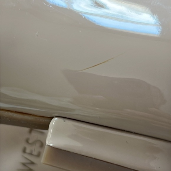 Nine West Nude Patent Leather “Leeza” Pointed Toe Mary Jane Flats - Picture 5 of 10